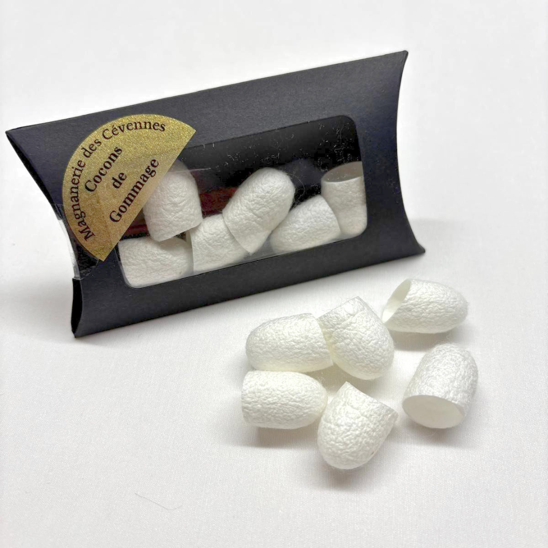 Cocon de soie : gommage